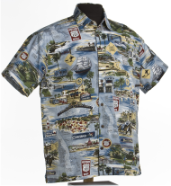 Historic 101-  California beach Hawaiian shirt